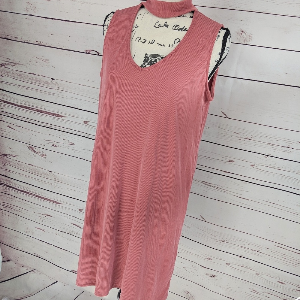 Drew Ribbed Choker Dress